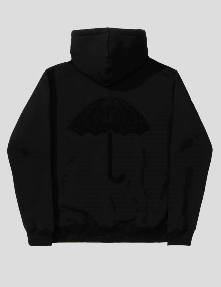 Sudadeira HÉLAS fluff hoodie black